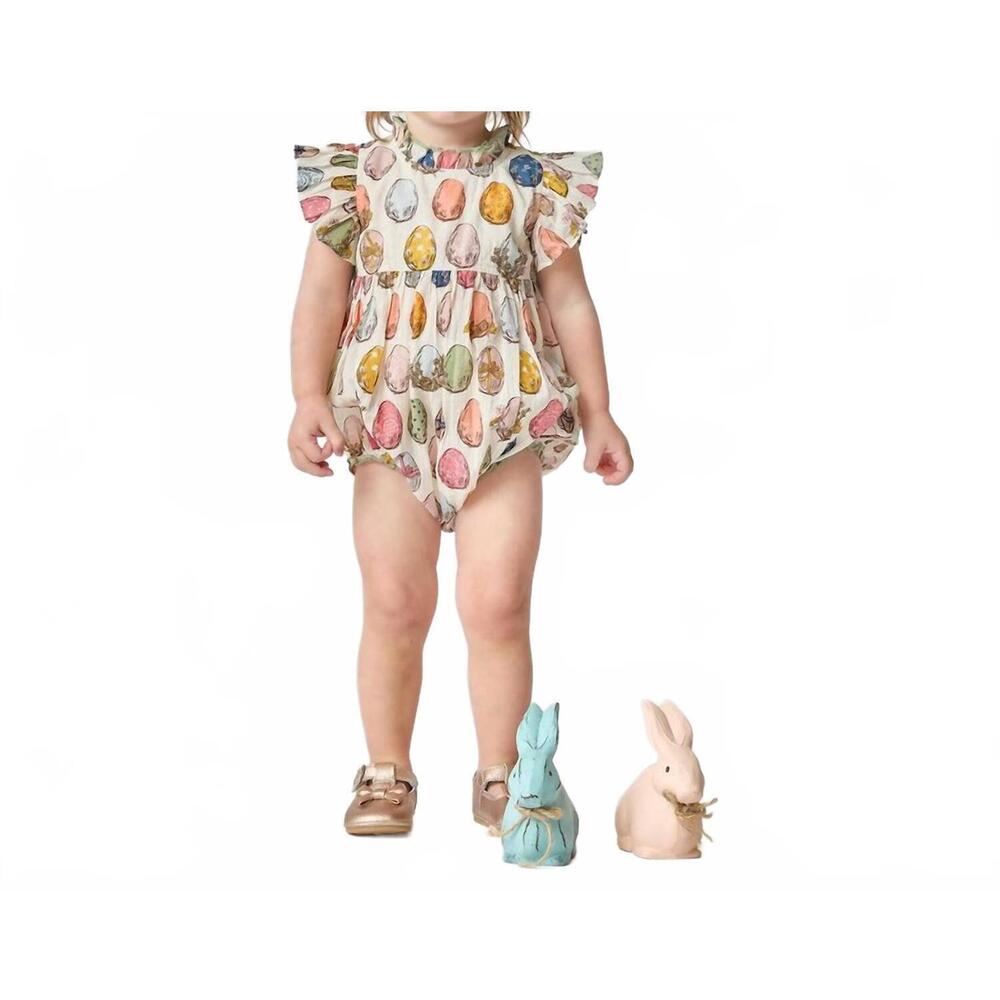NEW PINK CHICKEN baby girls' jennifer bubble in multi eggs